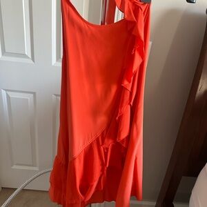 Alice + Olivia Bold Orange Dress